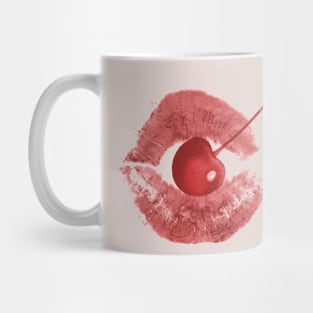 Coquette Red Lips Cherry Mug